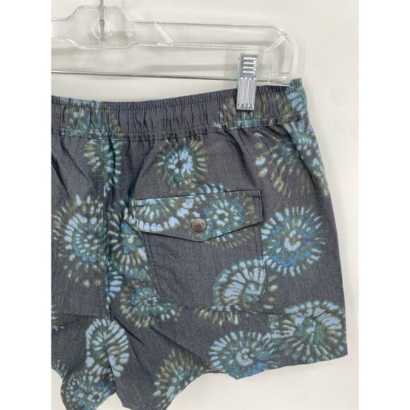 Toad & Co W's Boundless Short True Navy Tie Dye Print Medium - Picture 7 of 10